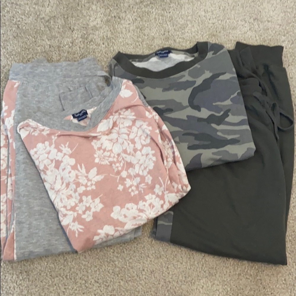 Lot of 2, splendid jogger pajamas